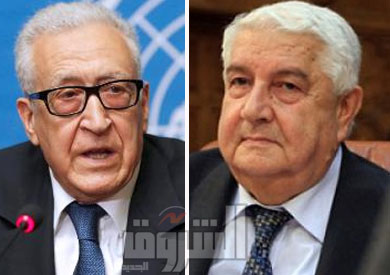 وليد المعلم والأخضر الإبراهيمي